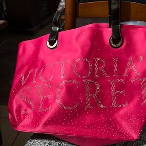 Victoria's Secret Pink Shimmer Tote Bag